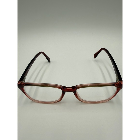 Europa Accessories - Elements Europa Eyeglass Frames Women 52-17-138 Pink Burgundy Excellent EL-404